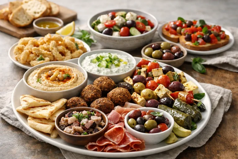 10 mejores entrantes para compartir mediterráneos