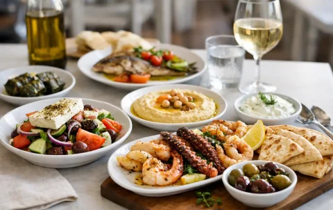 Qué comer en un restaurante mediterráneo