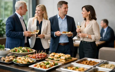 Cómo organizar comida de empresa sin fallar