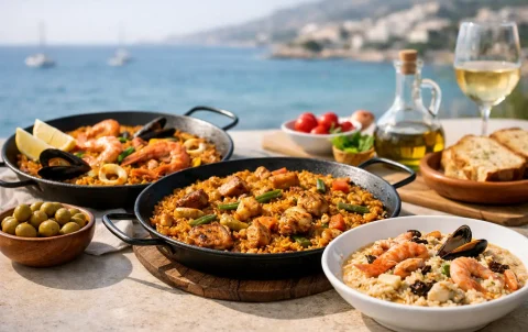 Mejores arroces mediterráneos para pedir